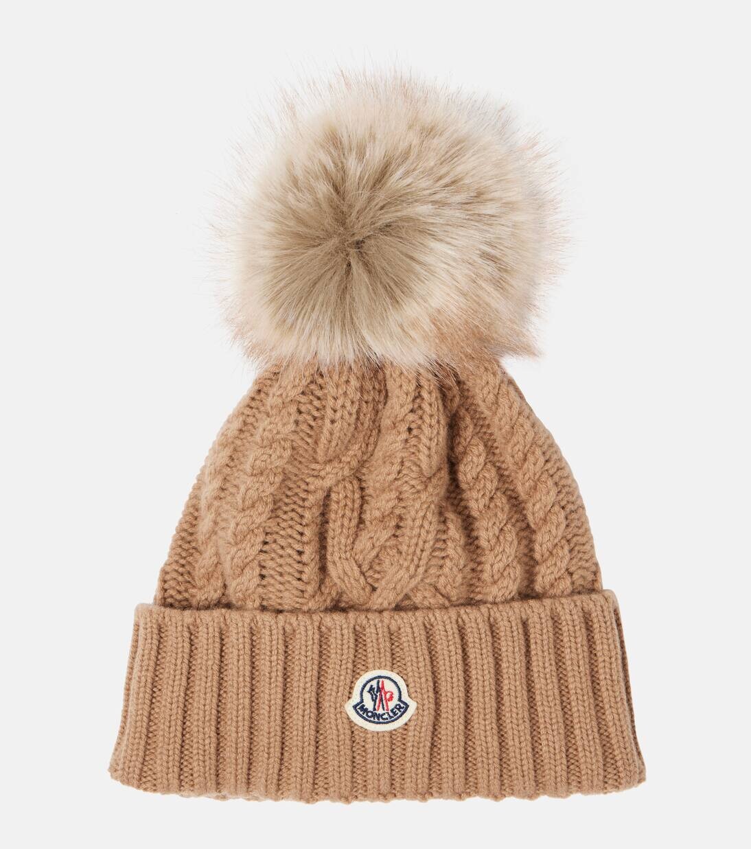 Шапка из шерсти и кашемира Moncler, черный