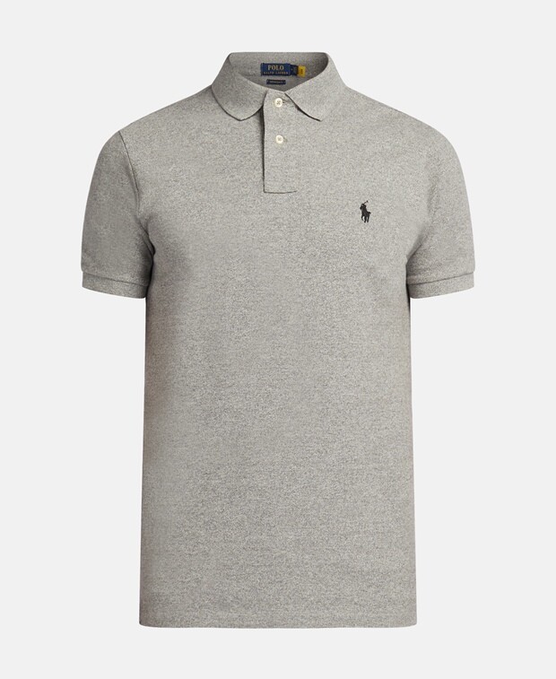 

Рубашка-поло из пике Polo Ralph Lauren, серый