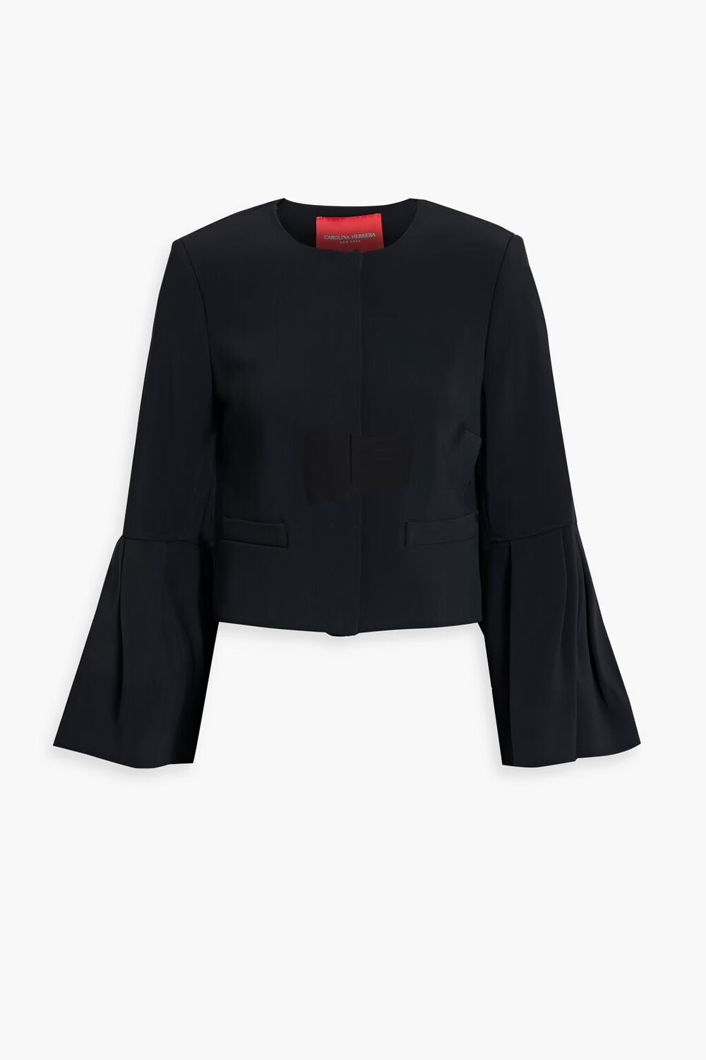 

Укороченная куртка из крепа Carolina Herrera, черный