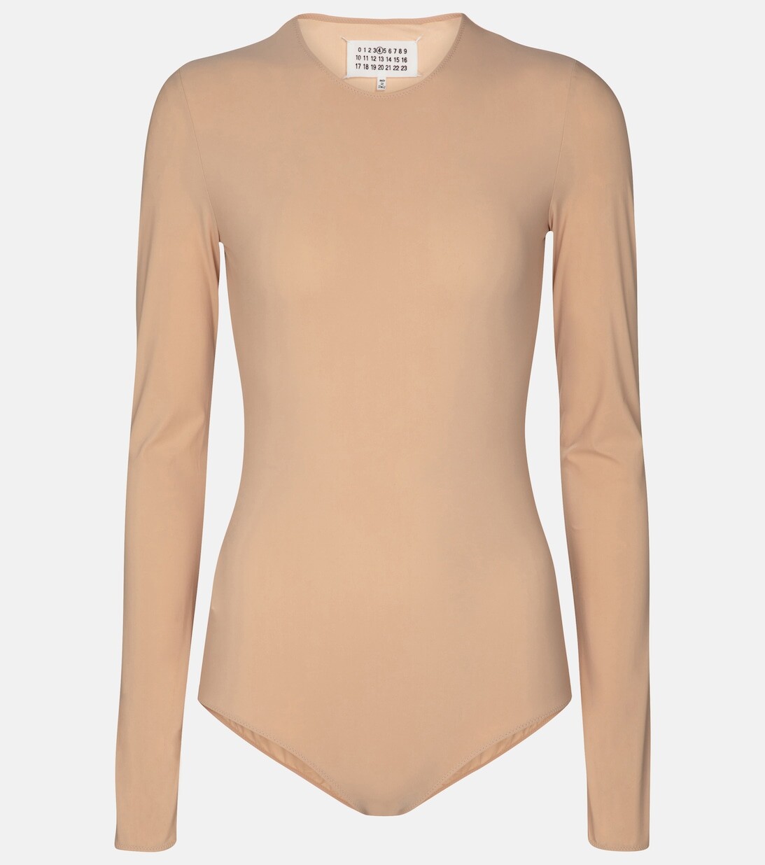 

Эластичный боди MAISON MARGIELA, нейтральный
