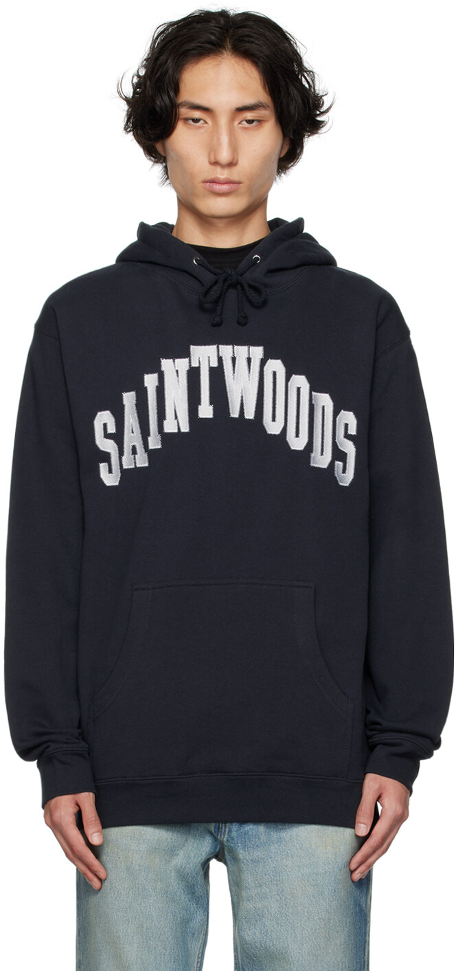 

Темно-синяя худи с аркой Saintwoods, Синий
