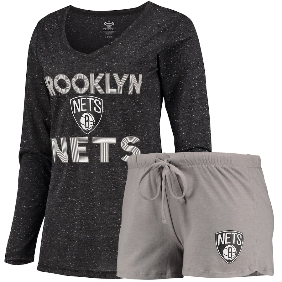 

Пижамный комплект Concepts Sport Brooklyn Nets, серый