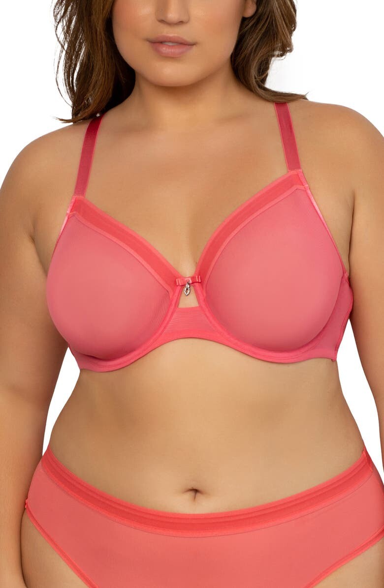 

Сетчатый бюстгальтер на косточках для полной фигуры CURVY COUTURE