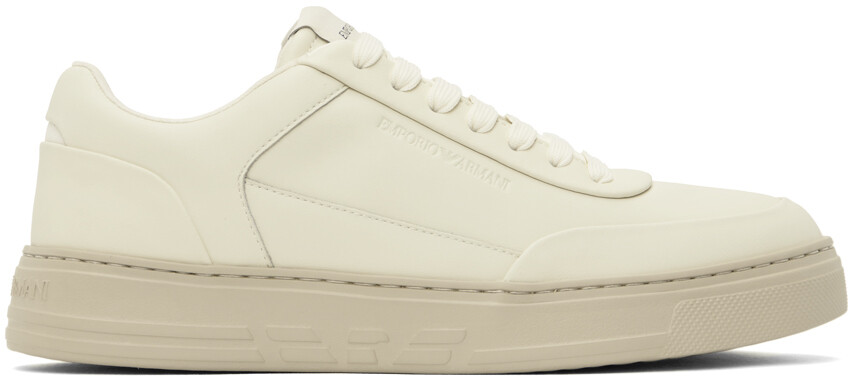 

Off-White кроссовки с тиснением Emporio Armani