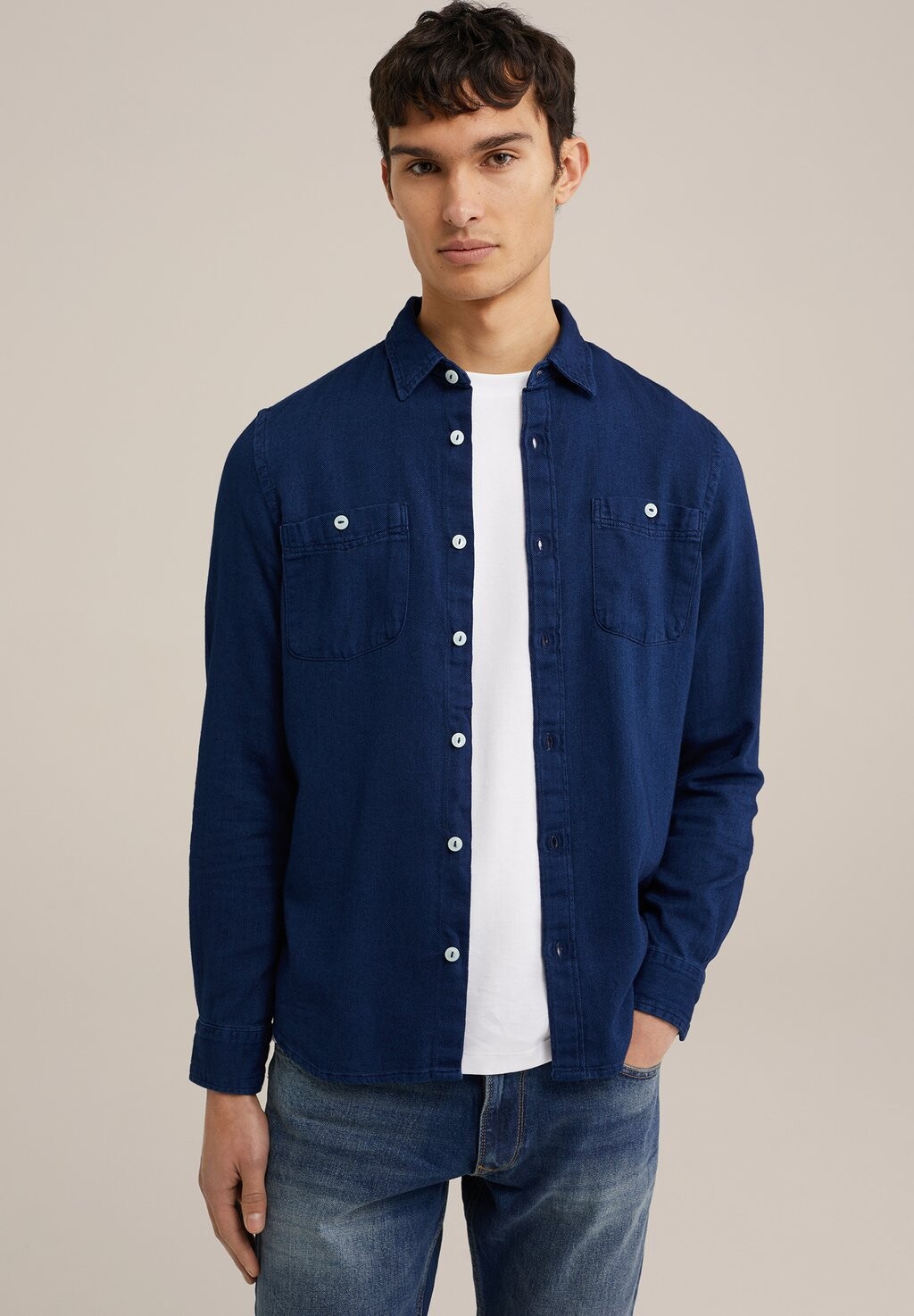 

Рубашка BLUE RIDGE WE Fashion, цвет blue