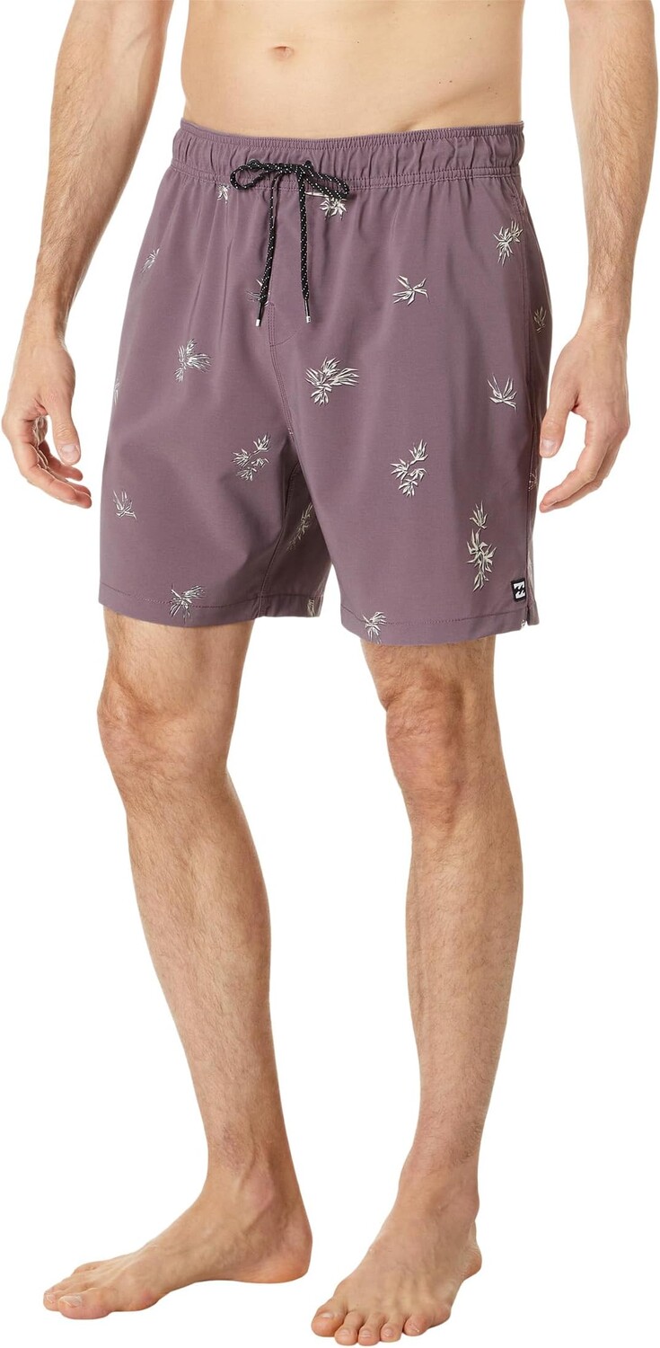 

Шорты для плавания Sundays Layback 17 дюймов Billabong, цвет Plum