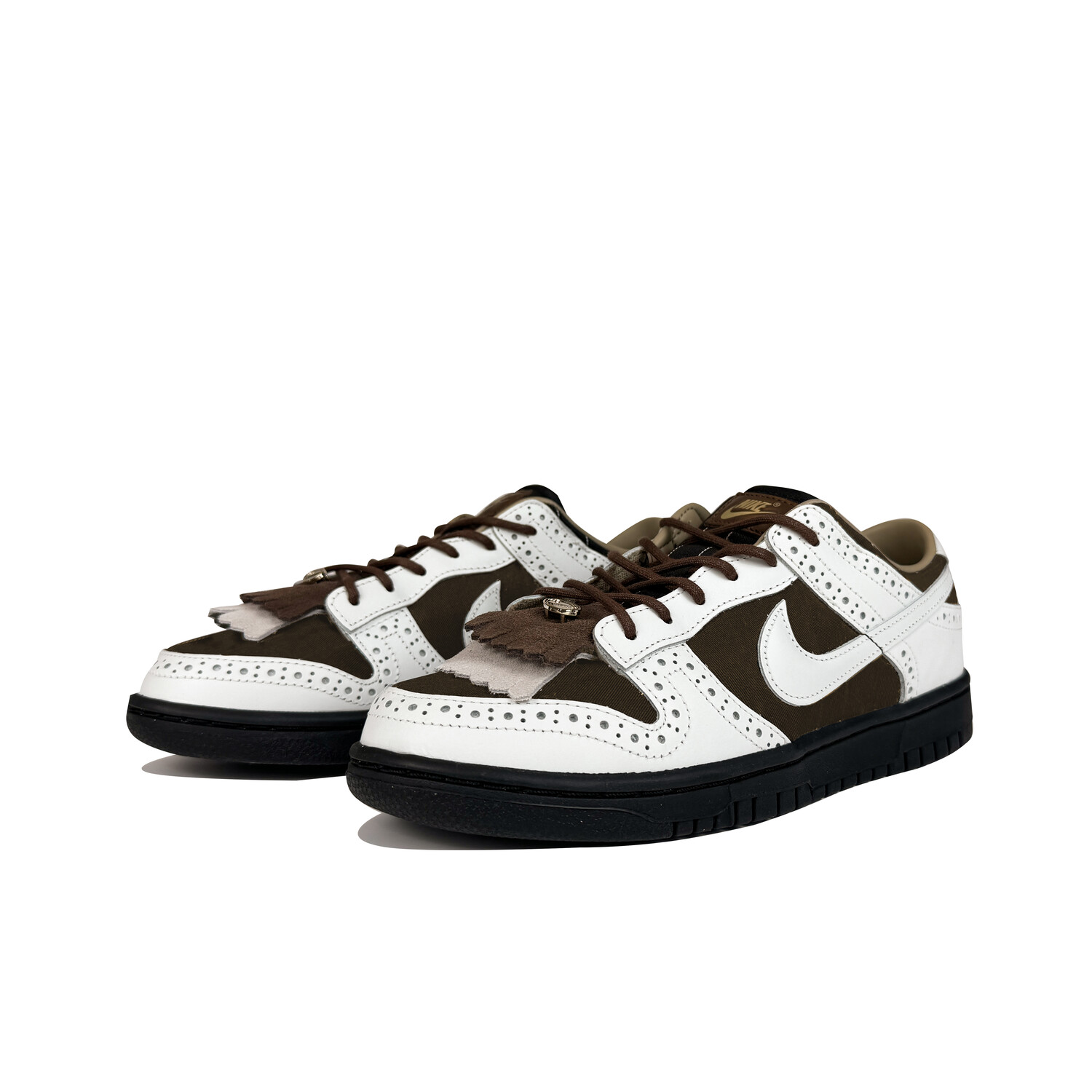 

Кроссовки Nike Dunk Skateboarding Shoes Unisex Low-top Black, белый