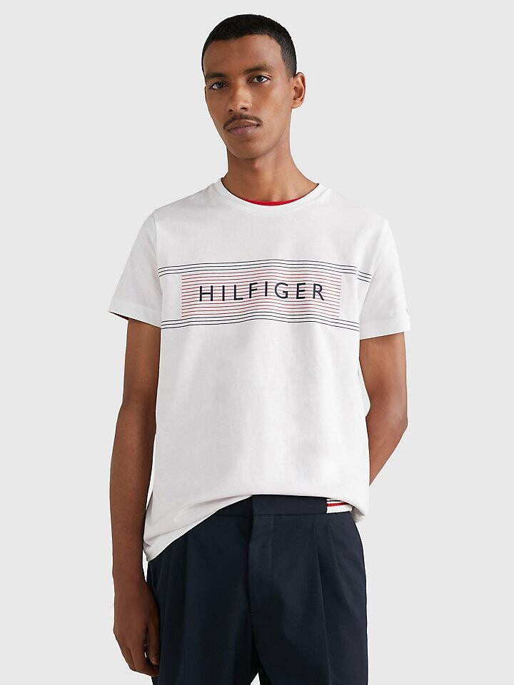 

Футболка Slim Fit в полоску Hilfiger Tommy Hilfiger