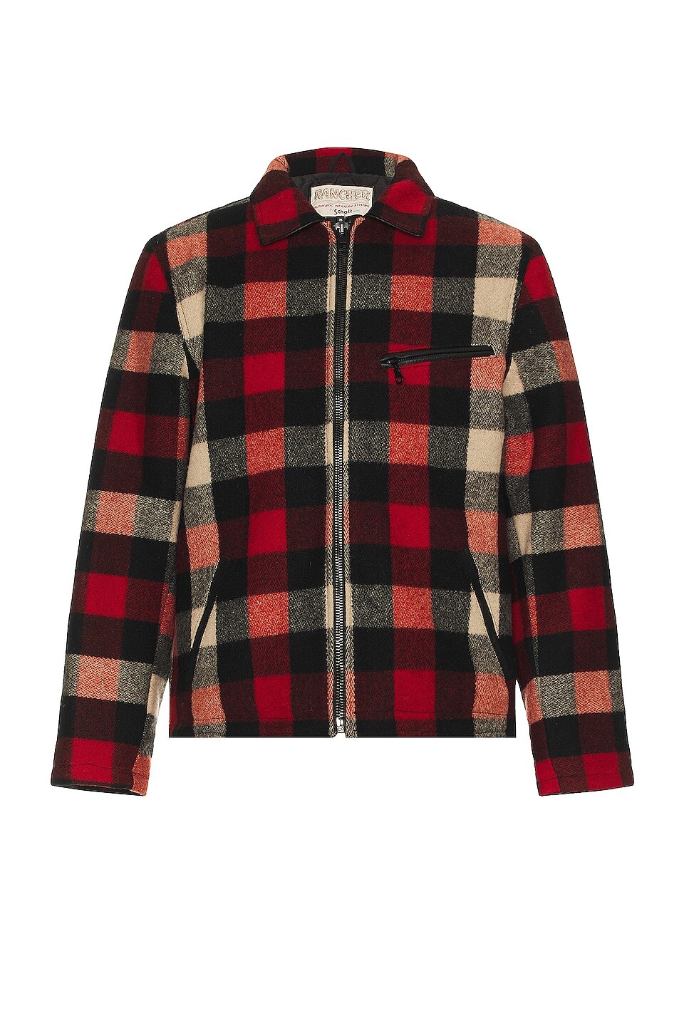 

Куртка Schott Wool Plaid Station, красный