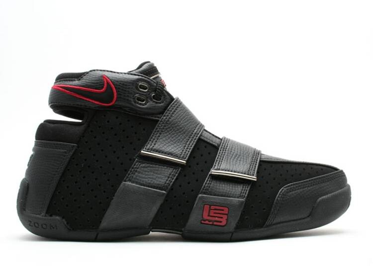 

Кроссовки Nike LEBRON ZOOM 20-5-5 'BLACK RED', черный