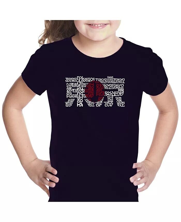 

Футболка с рисунком Word Art для девочек — Tokyo Sun La Pop Art, фиолетовый