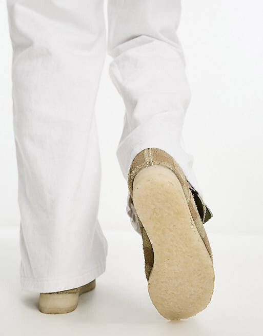 

Ботинки Clarks Originals Wallabee из кленовой замши в шахматном порядке