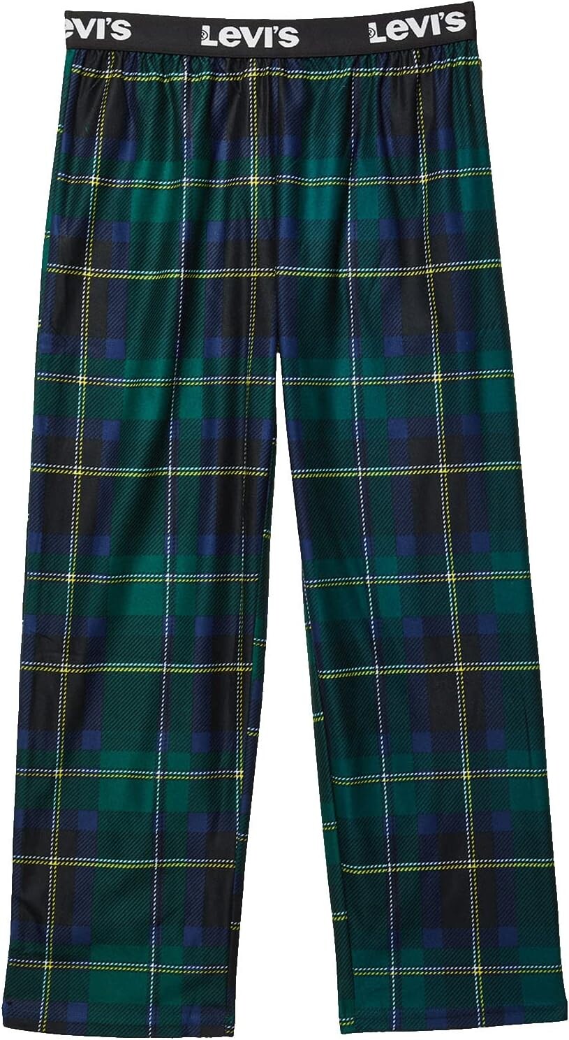 

Пижамные брюки Levi's Kids Pajama Pants, цвет Forest Plaid