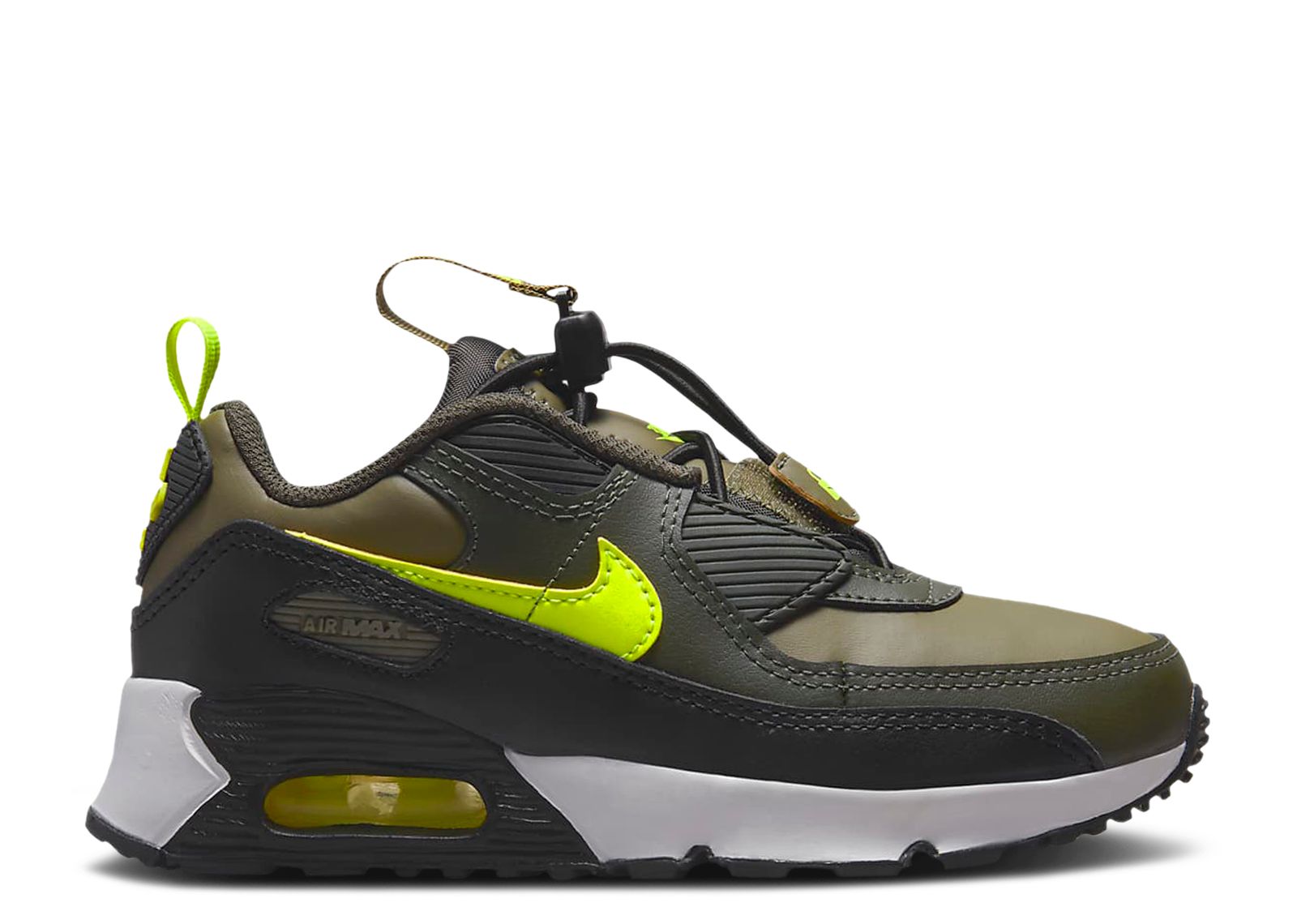 

Кроссовки Nike Air Max 90 Toggle Ps 'Medium Olive Volt', зеленый