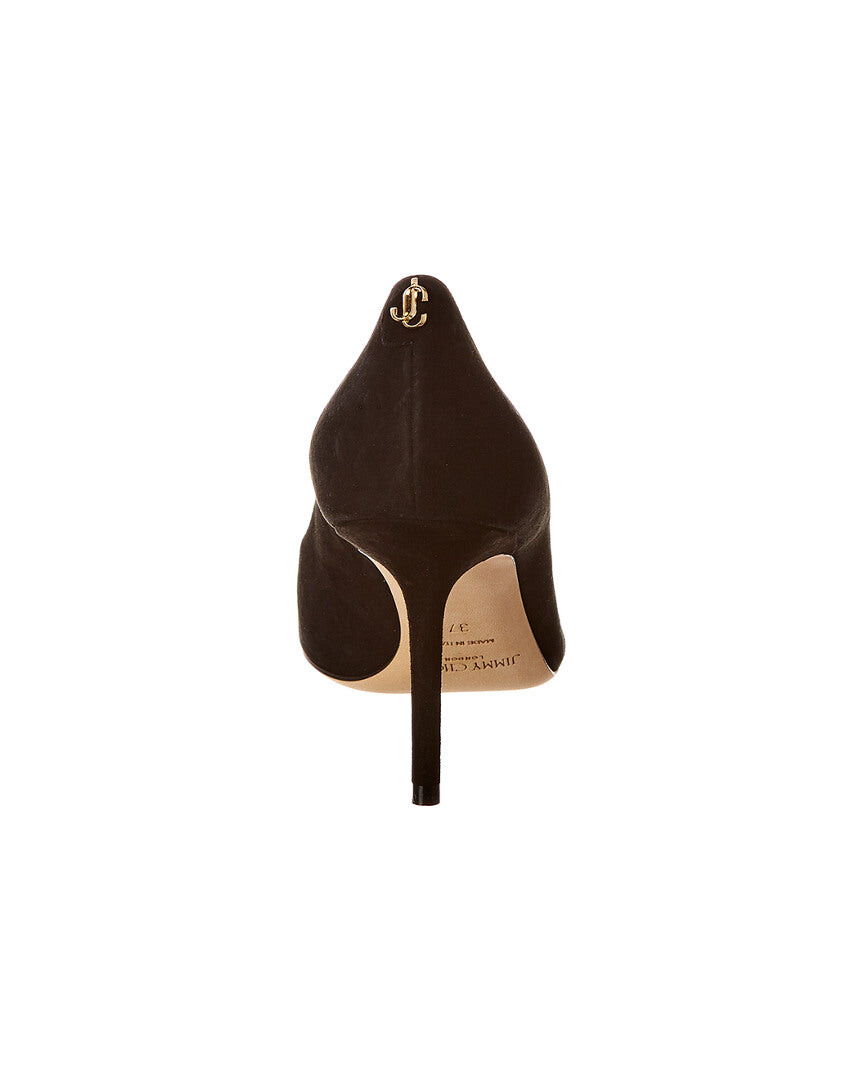 

Замшевые туфли Jimmy Choo Love 85, черный