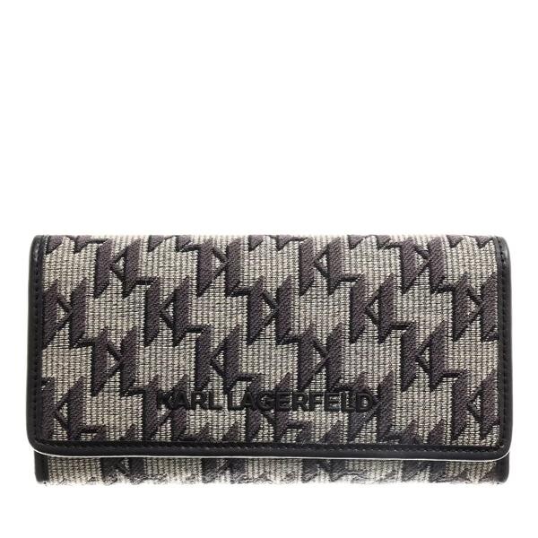 

Кошелек k/monogram jkrd cont. wallet Karl Lagerfeld, бежевый