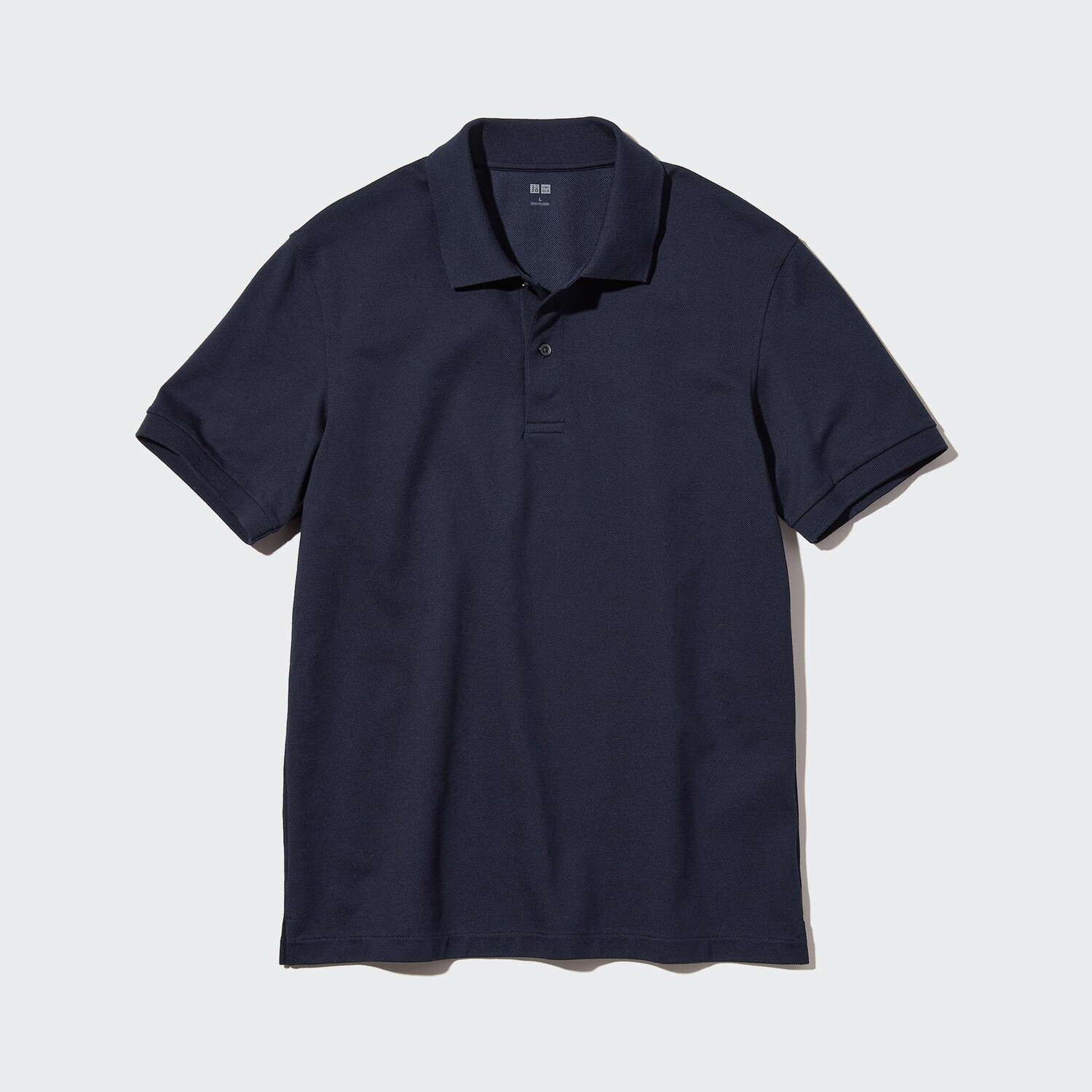 

Поло Uniqlo Dry Pique, темно-синий