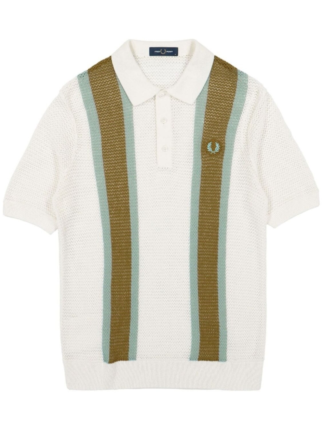 

Fred Perry рубашка-поло рыхлой вязки, белый