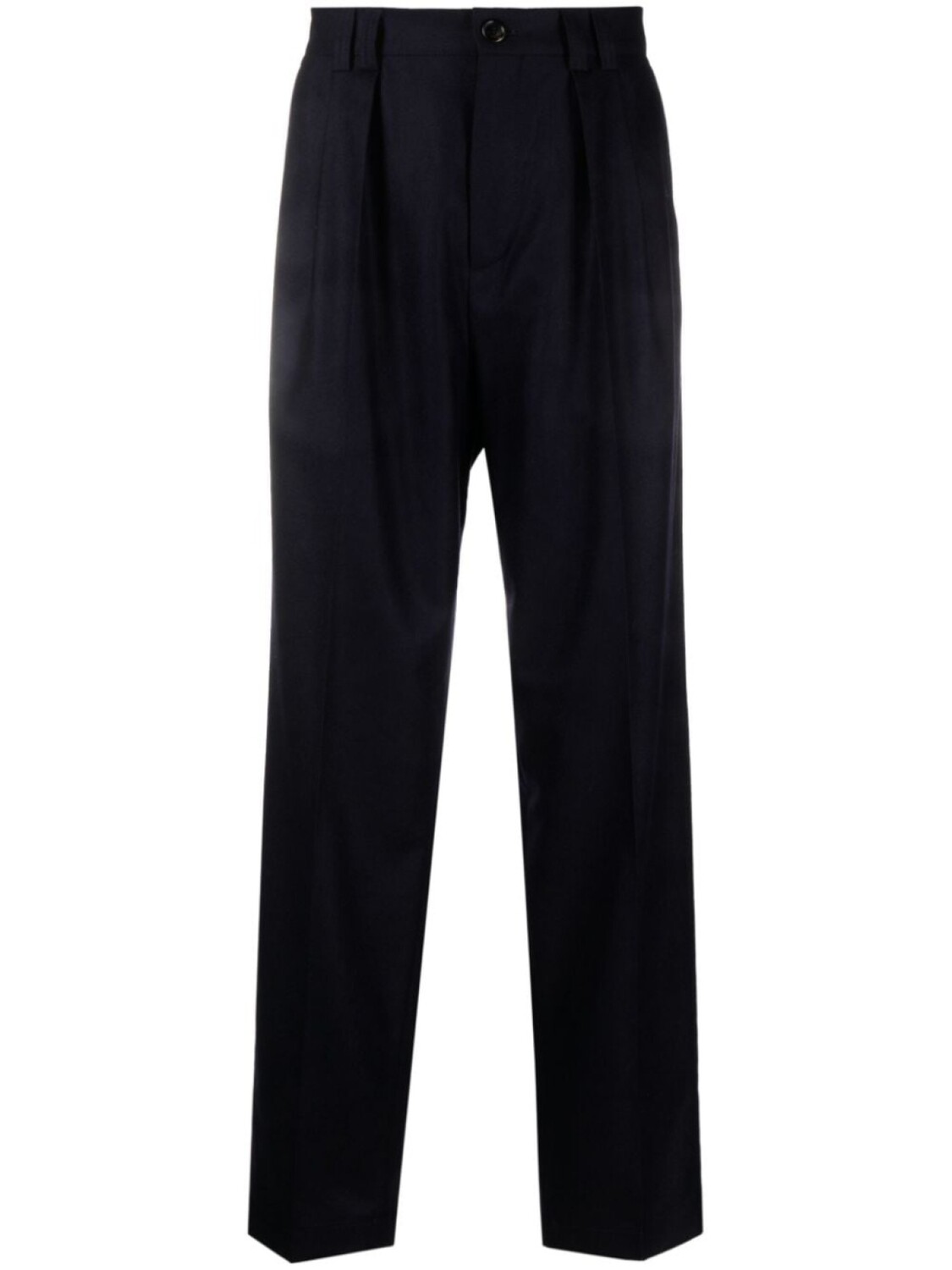 

Brunello Cucinelli прямые брюки из вирджинской шерсти, синий