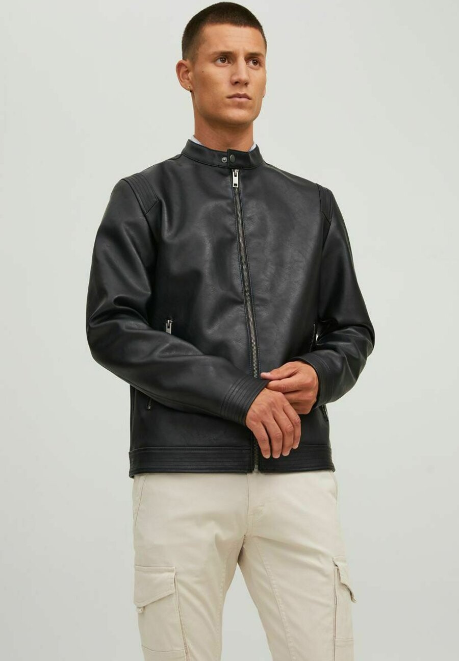 

Куртка из синтетической кожи Jack & Jones JJEROCKY CLEAN NOOS, черный