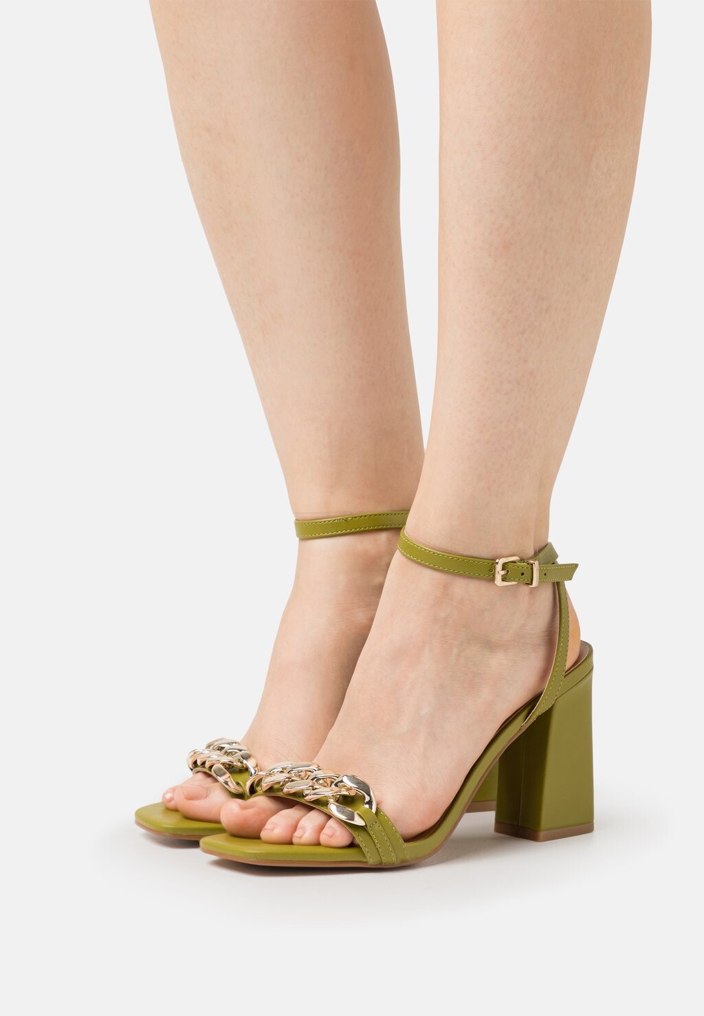 

Босоножки на каблуке ONLY SHOES, зеленый