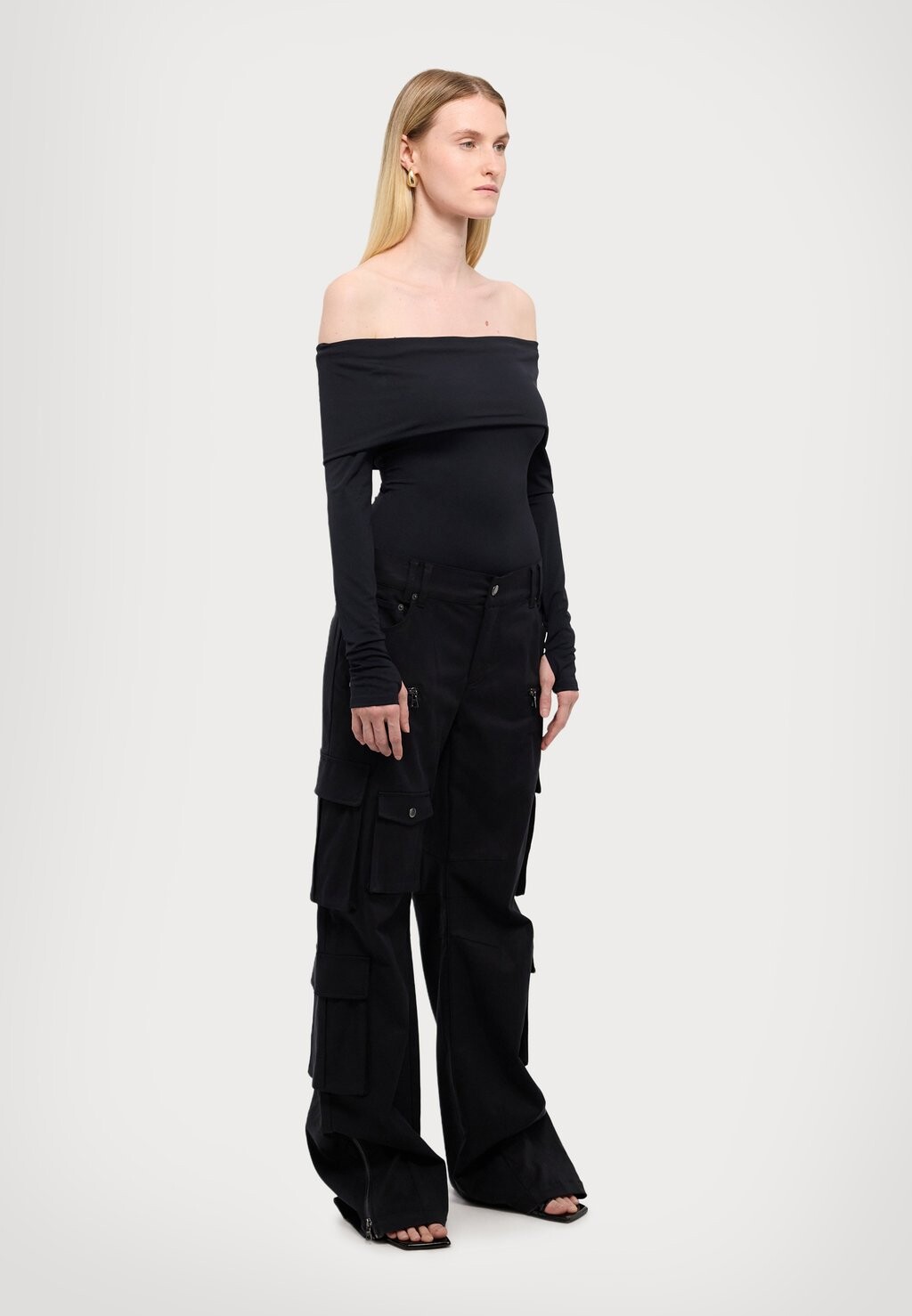 

Рубашка с длинным рукавом ELIA BODYSUIT Alice + Olivia, черный