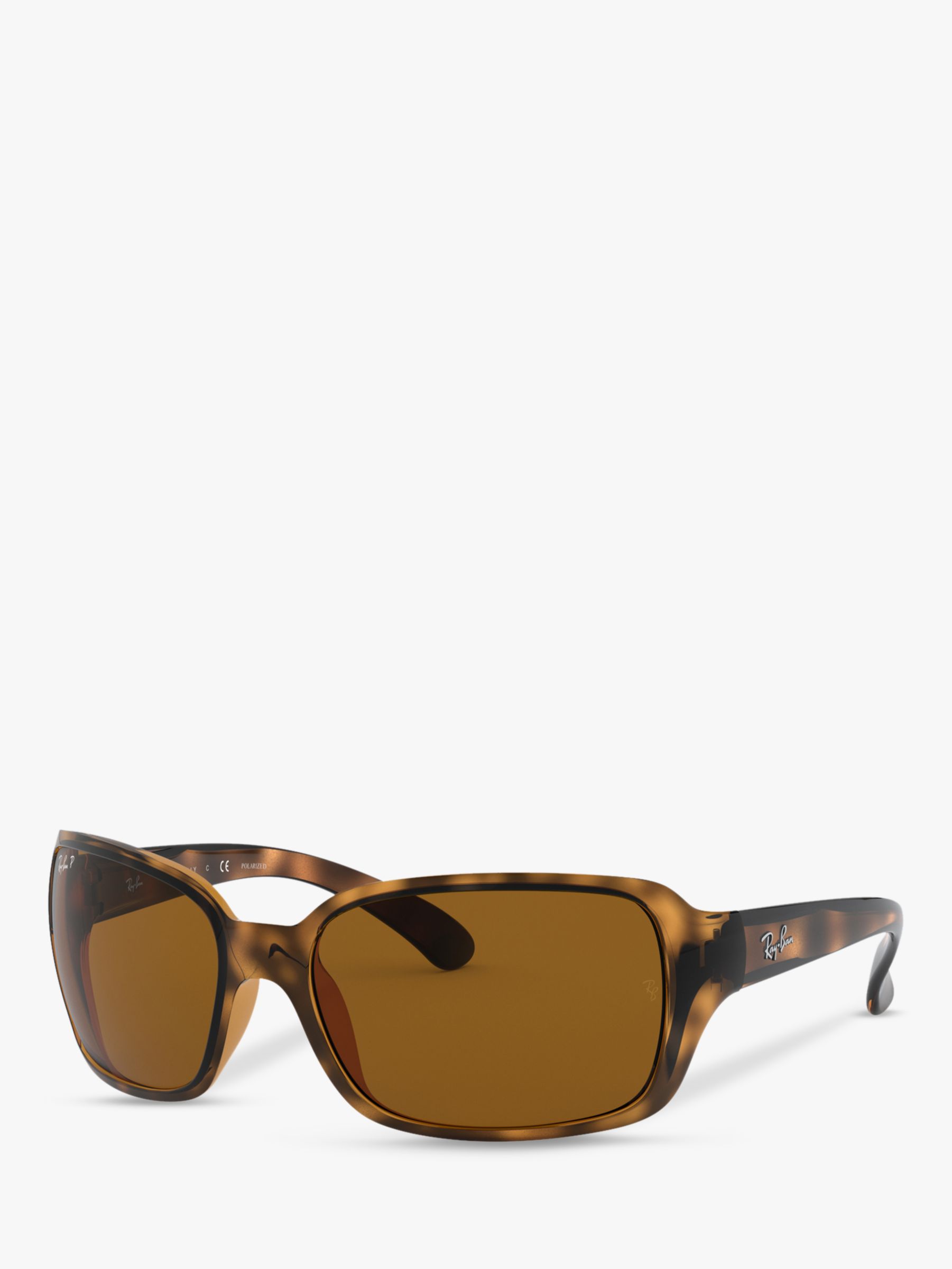 Большие квадратные солнцезащитные очки Ray-Ban RB4068, Гавана 27855