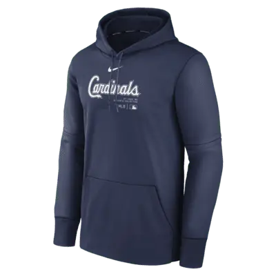 

Худи Nike St. Louis Cardinals Authentic Collection Practice, темно-синий