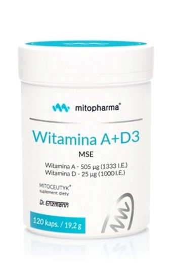 Витамин А + D3 MSE 120 капсул Dr. Enzmann MSE
