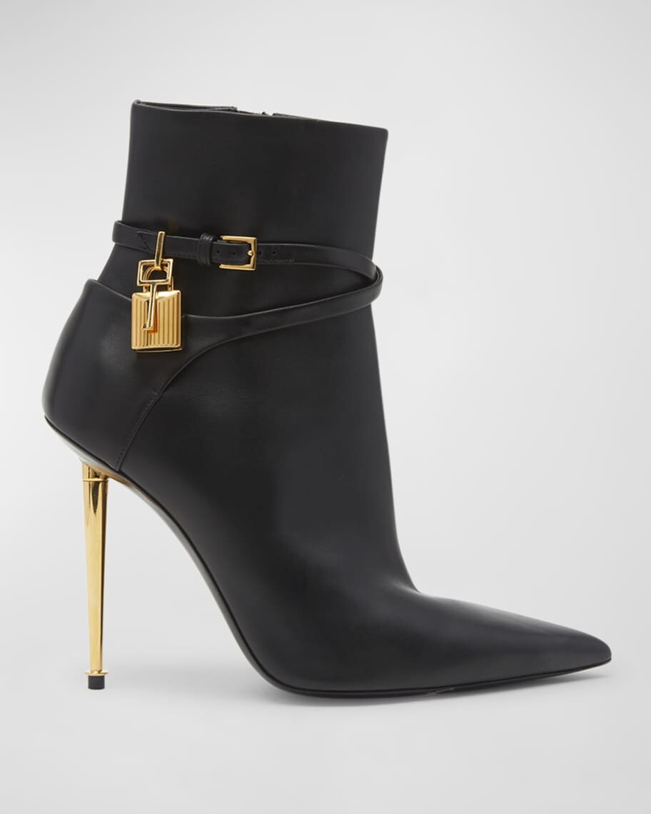 

Кожаные ботильоны Lock 105 мм TOM FORD