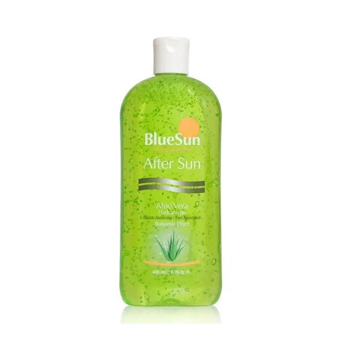 

Средство после загара aftersun gel aloe Bluesun, объем 400 мл