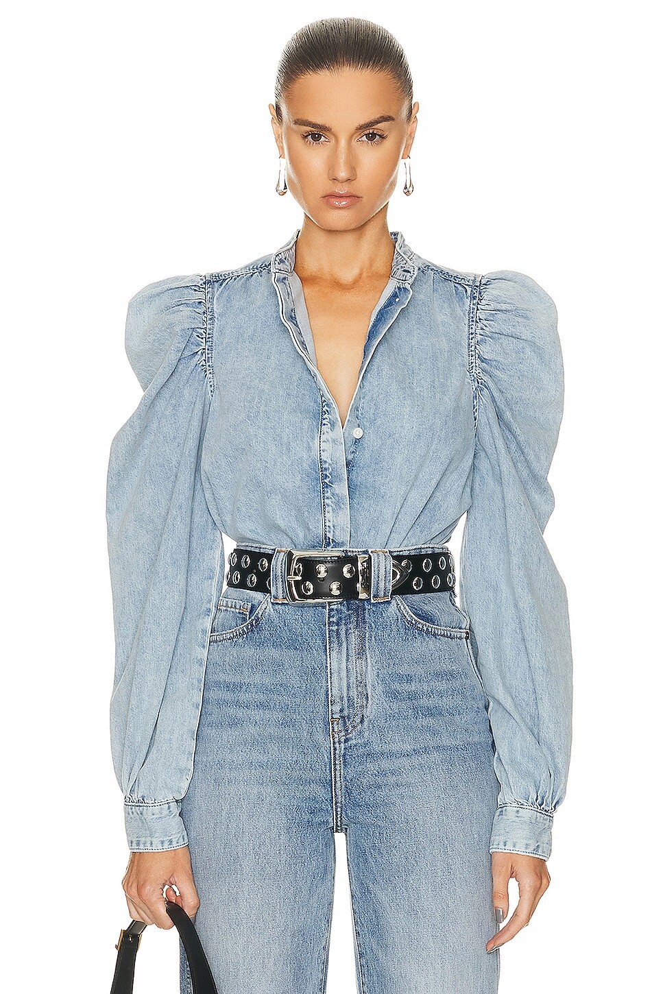 

Топ Frame The Long Sleeve Gillian, цвет Cresthaven