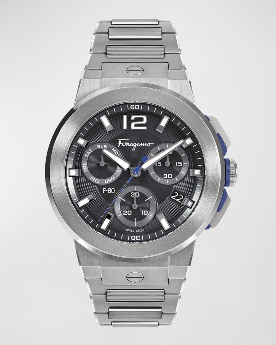 

Мужские часы F-80 Titanium Tech с браслетом, 44 мм Ferragamo