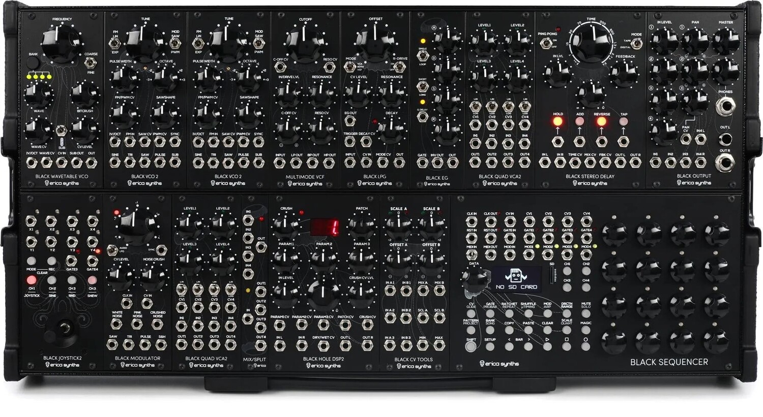 

Модульный синтезатор Erica Synths Black System III Eurorack
