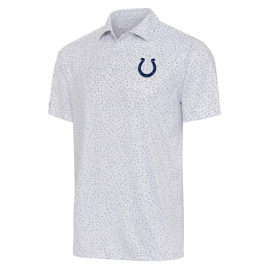 

Поло с коротким рукавом Antigua Indianapolis Colts, белый