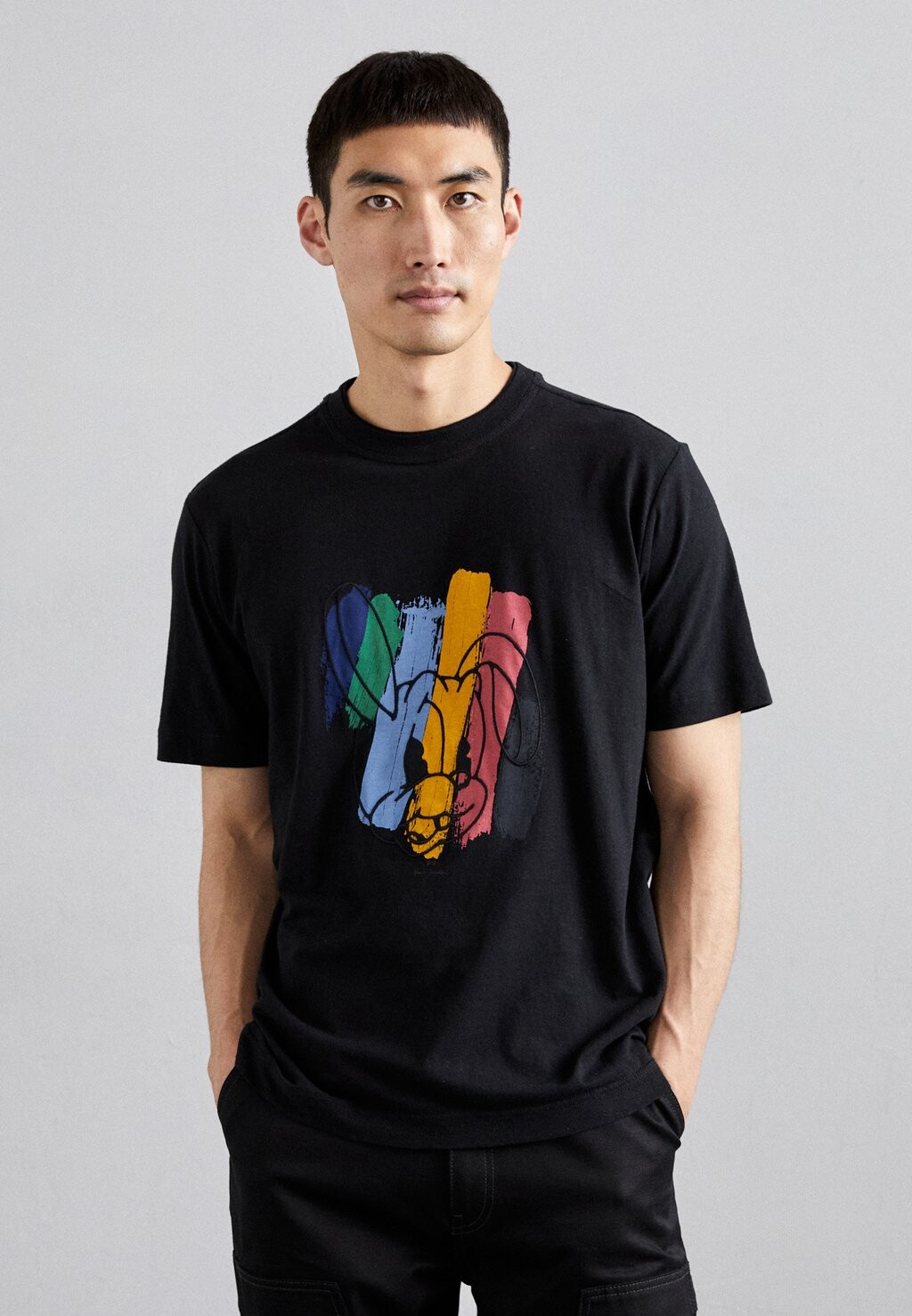 

Футболка с принтом PS Paul Smith, черный