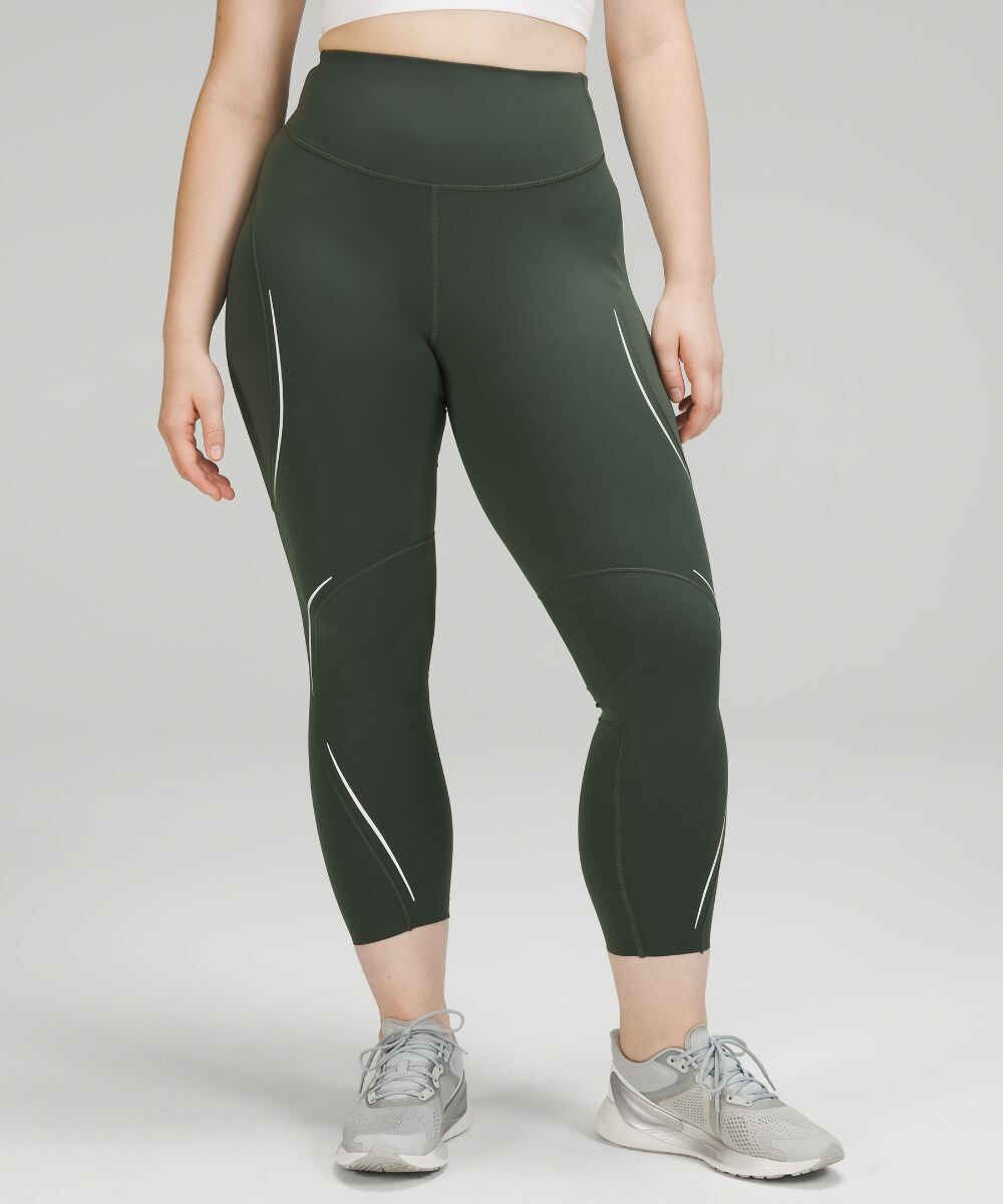 

Светоотражающие леггинсы с высокой посадкой Base Pace Lululemon