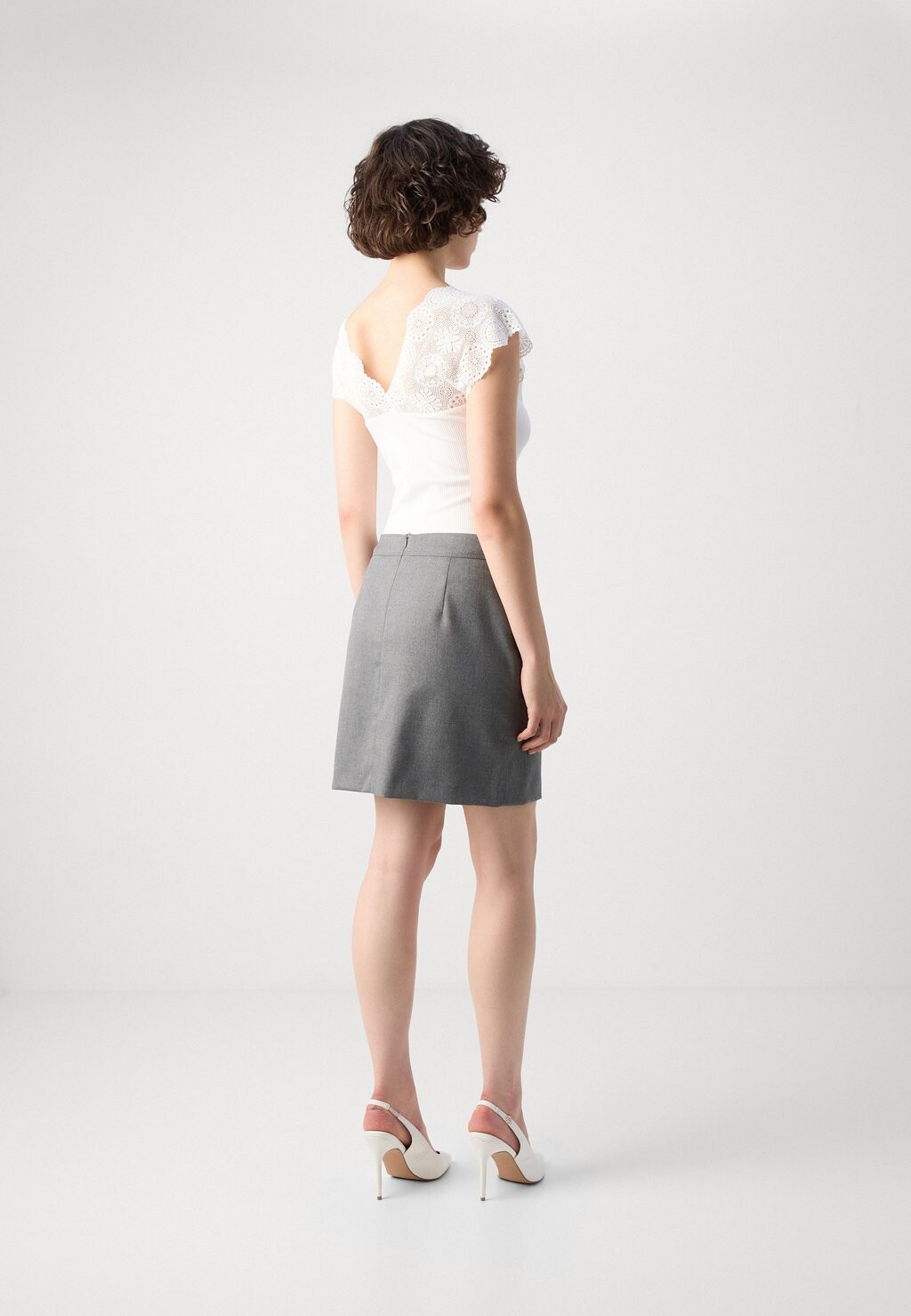 

Мини-юбка SKIRT EASY SHAPE SHORT LENGTH Marc O'Polo, серый