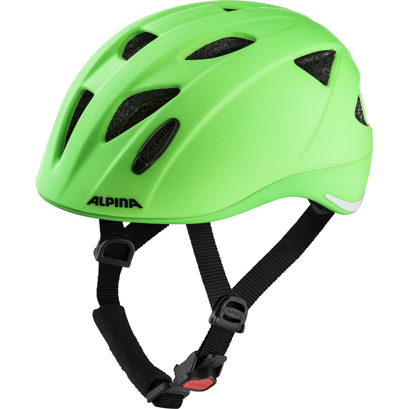 цена Дети Ксимо ЛЭ Велосипедный шлем Alpina, зеленый