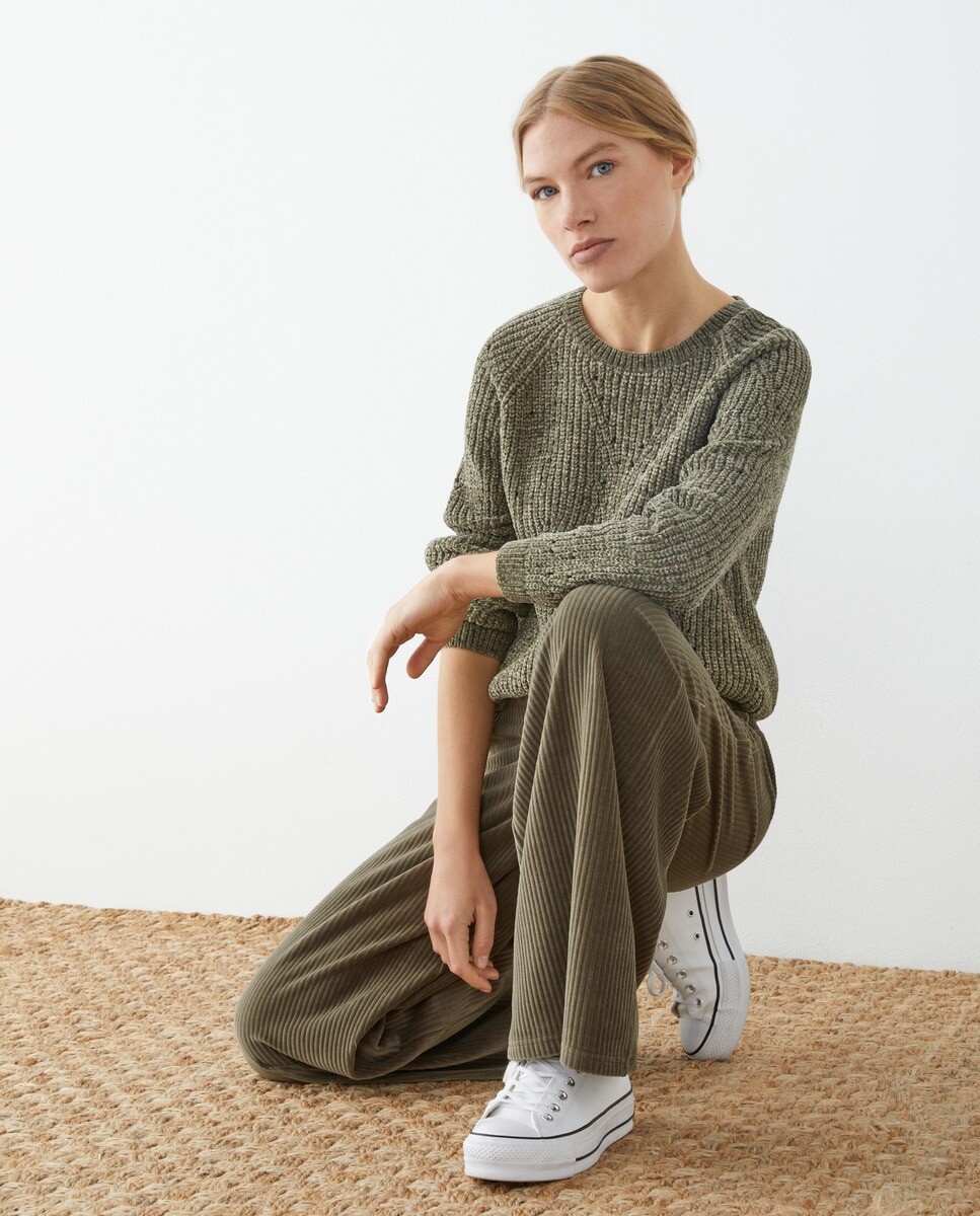 

Женский свитер из синели Southern Cotton