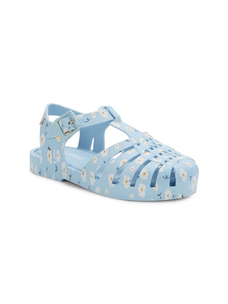 

Сандалии с цветочным принтом для девочек Mini Melissa, желтый