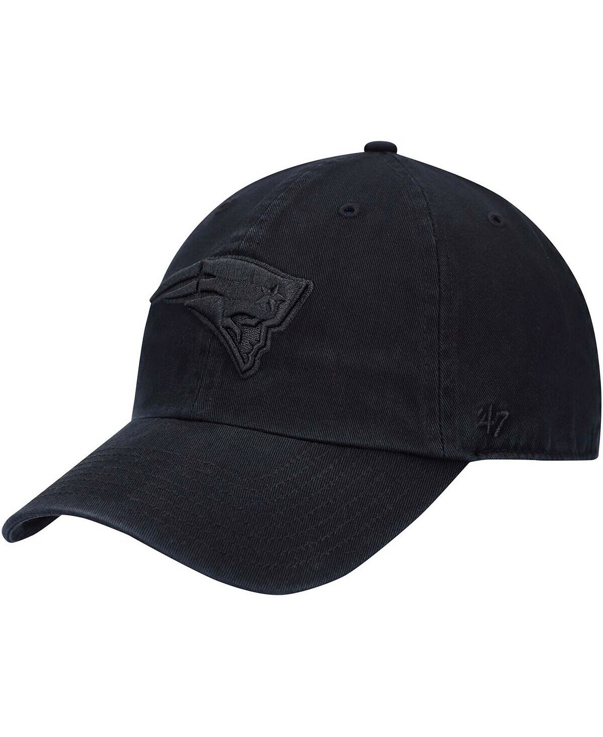 

Мужская черная регулируемая кепка в тон New England Patriots Team '47 Brand