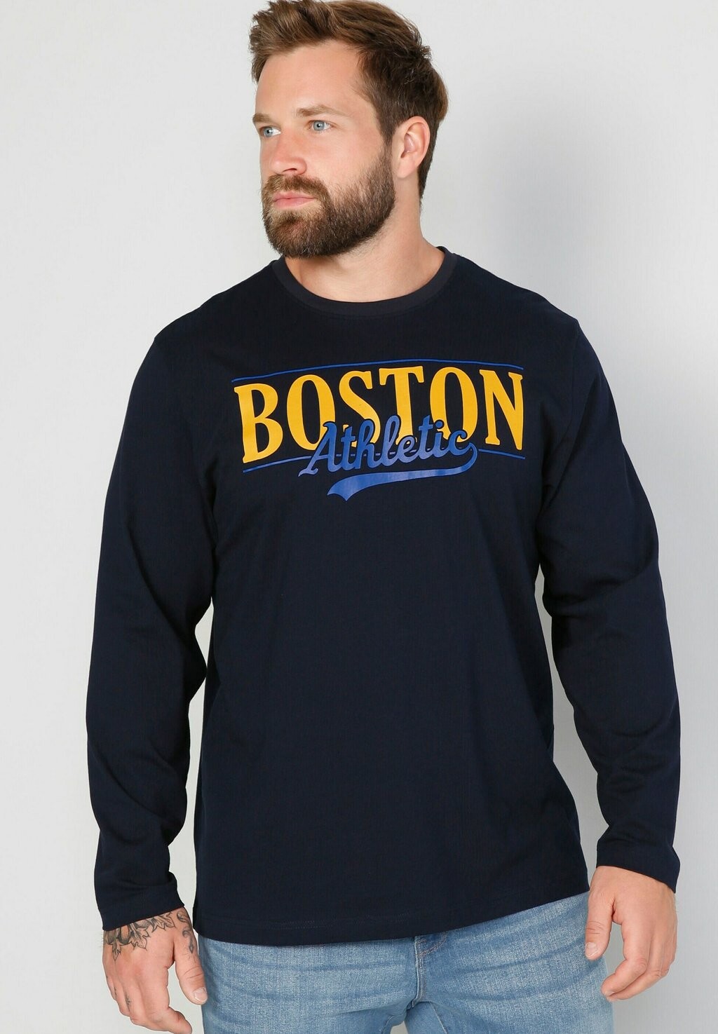 

Топ с длинными рукавами BOSTON PARK, темно-синий