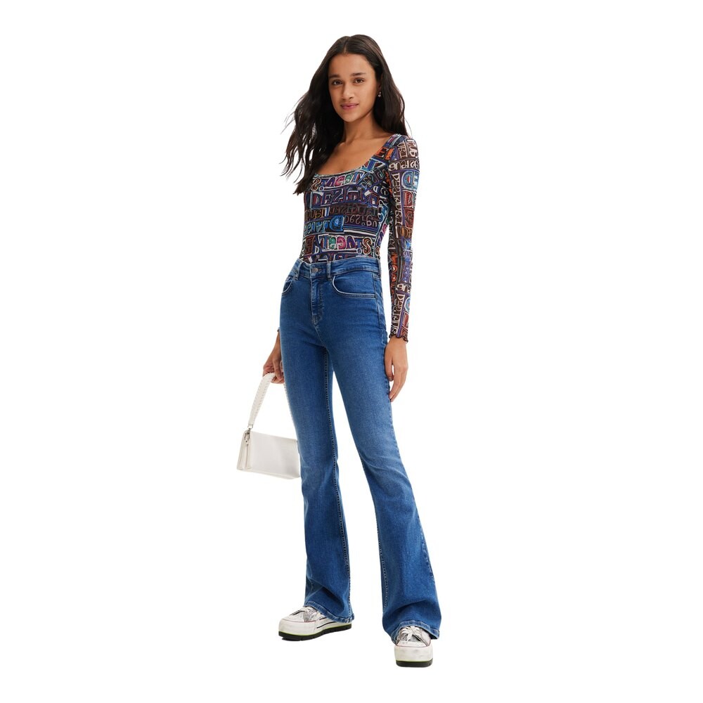 

Боди Desigual Lettering, черный