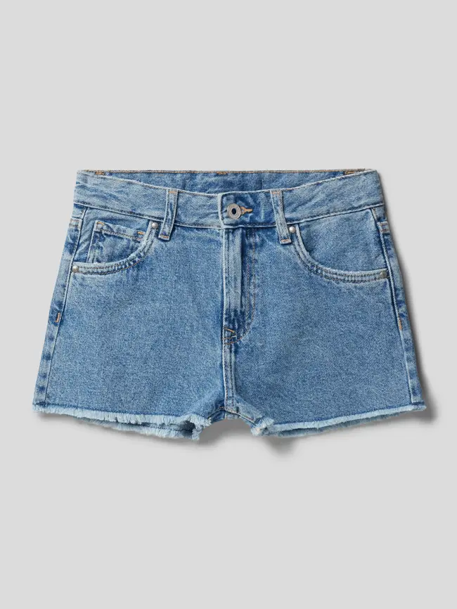 

Джинсовые шорты с потертыми манжетами, модель PATTY Pepe Jeans, синий