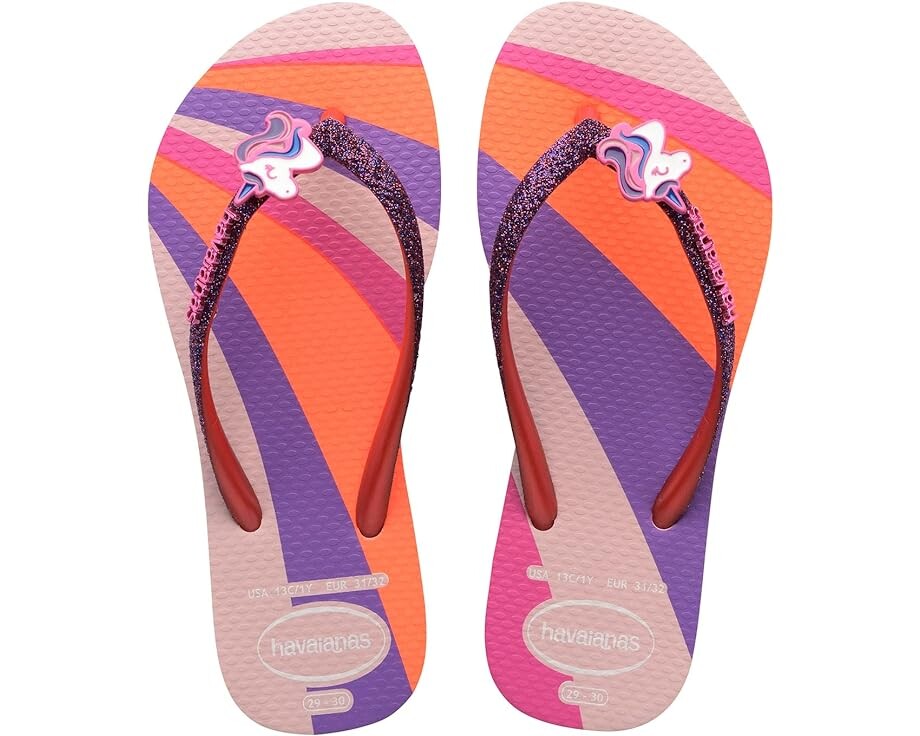

Сандалии Havaianas Slim Glitter Flip Flop Sandal, цвет Candy Pink