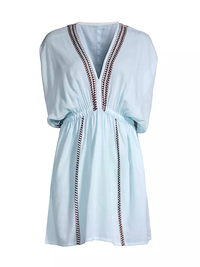 Платье Alem с глубоким вырезом Lemlem, цвет tutu blue цена и фото