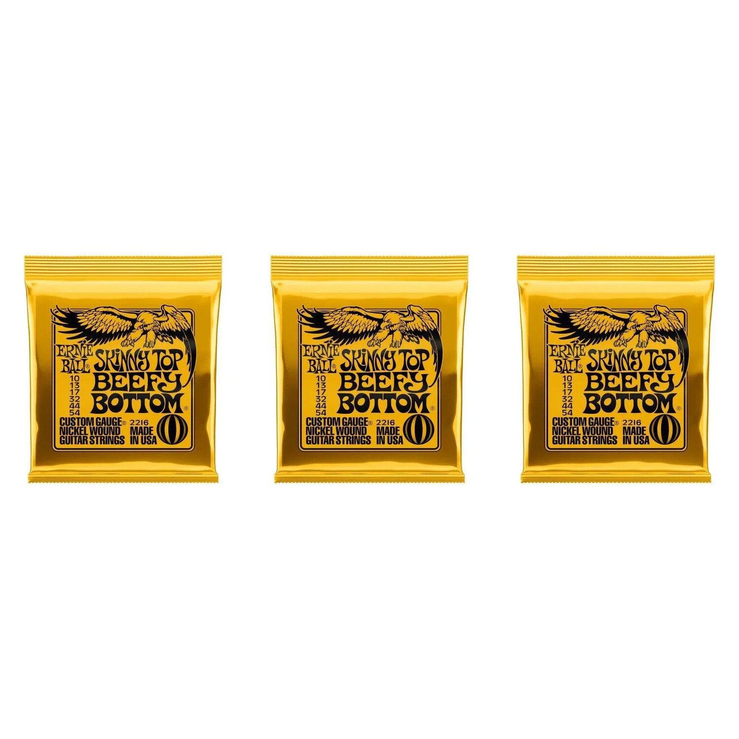 

Струны для электрогитары Ernie Ball 2216 Skinny Top Beefy Bottom Slinky с никелевой обмоткой — .010-.054 (3 шт.)
