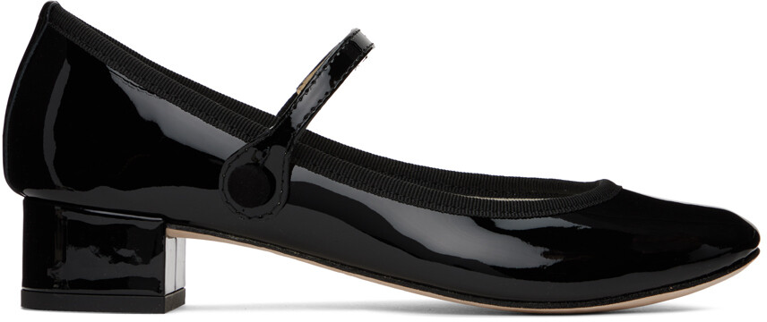 

Туфли Repetto Black Rose на каблуке