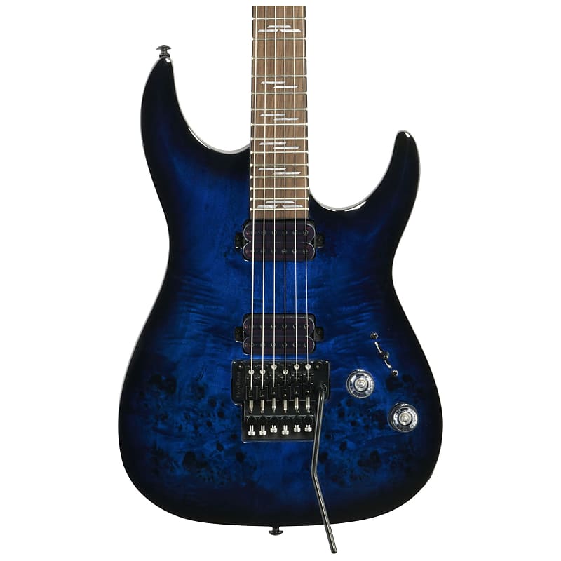 электрогитара schecter omen elite 6 see thru blue burst Электрогитара Schecter Omen Elite-6FR Electric Guitar, See-Thru Blue Burst